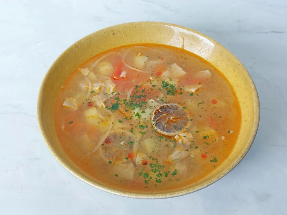 Szechuan-Hühnersuppe