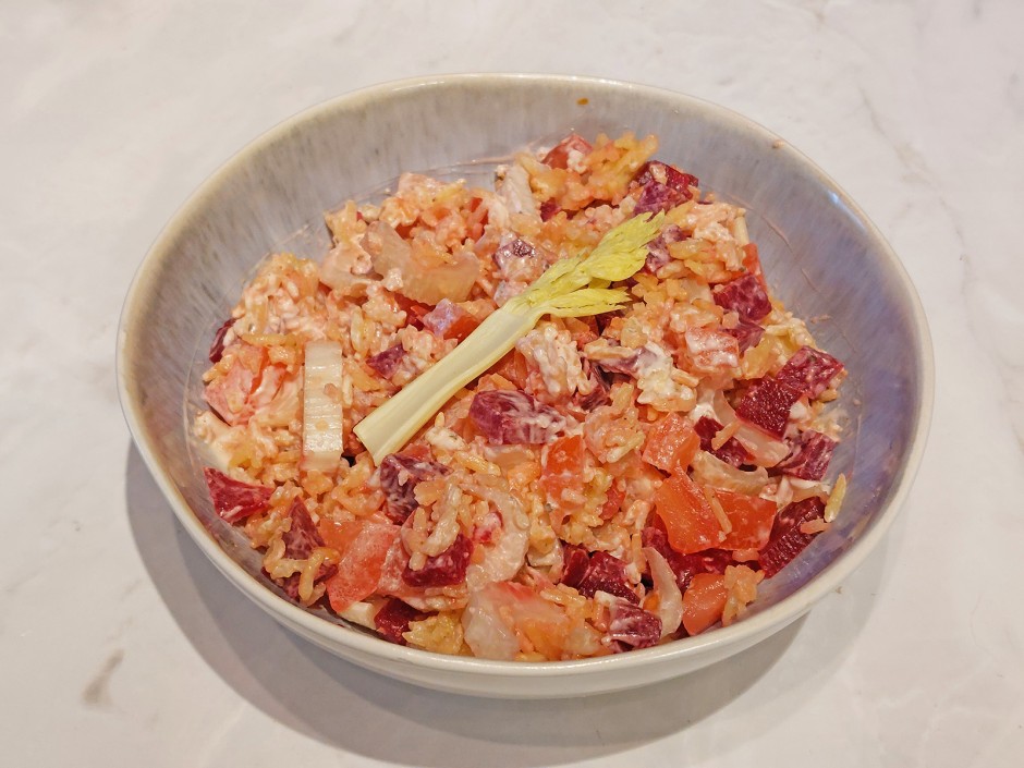 Reissalat mit Roten Rüben
