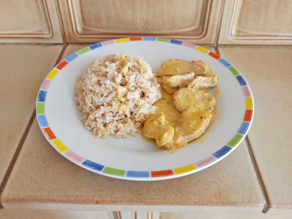 Orientalische Hühnerstreifen