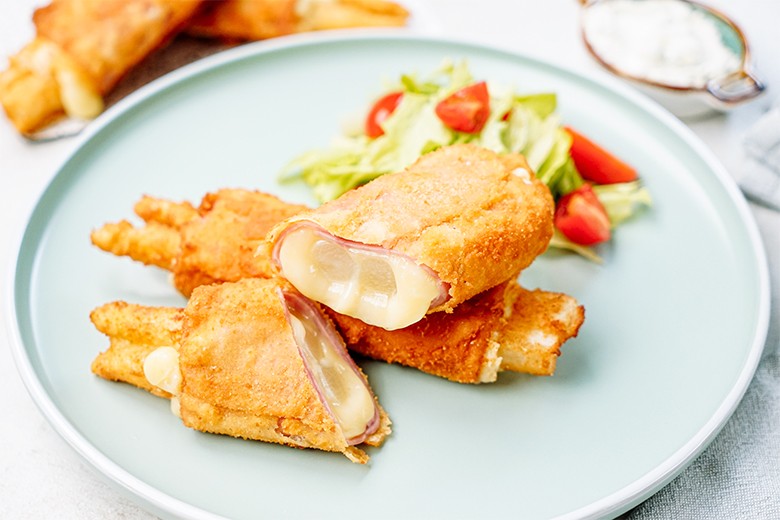 Spargel-Cordon Bleu