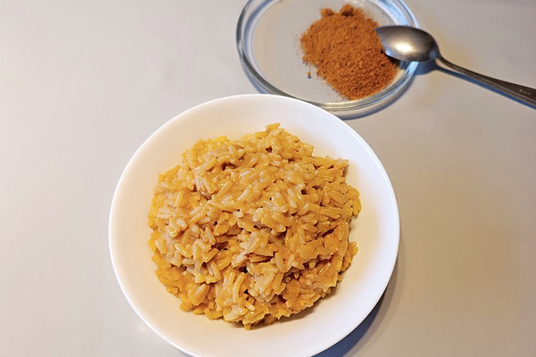 Molke-Reis mit Kokosblütenzucker