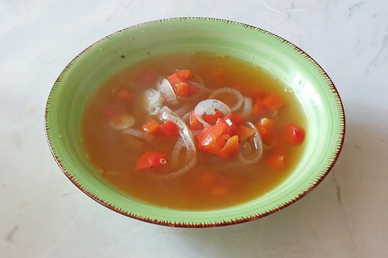 Zwiebel-Paprika-Suppe