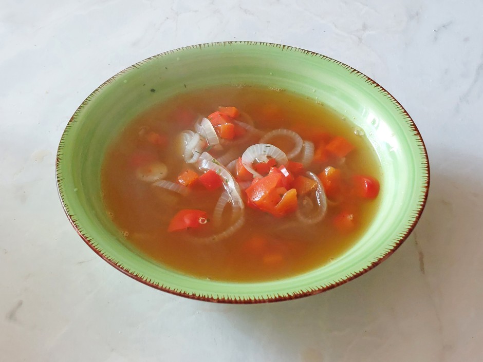 Zwiebel-Paprika-Suppe
