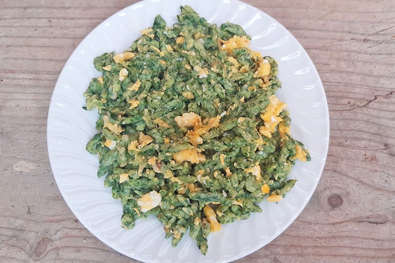 Bärlauch-Eiernockerl
