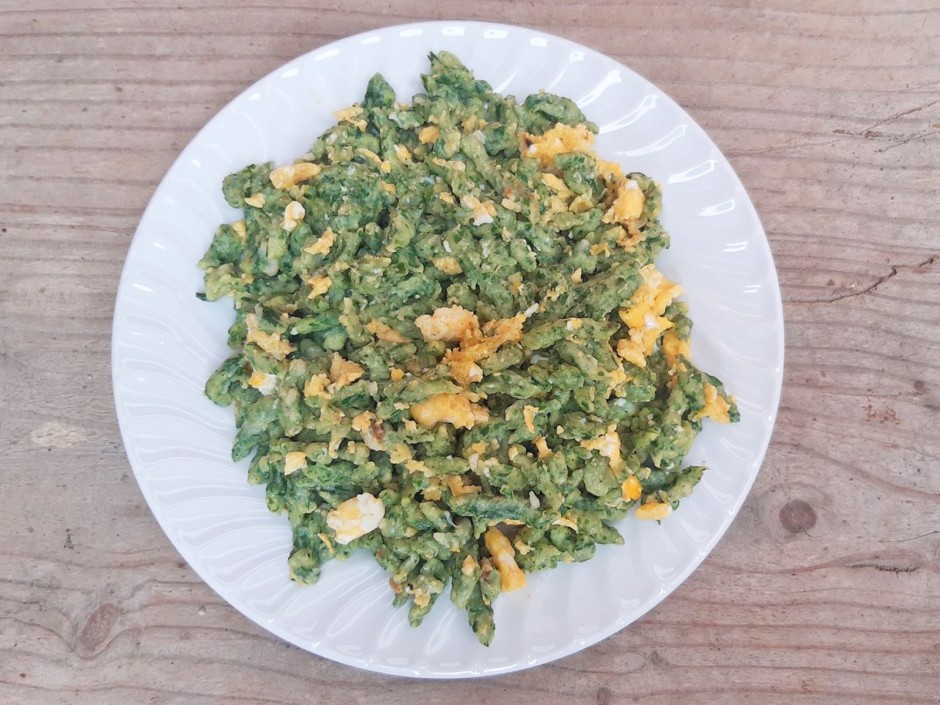 Bärlauch-Eiernockerl
