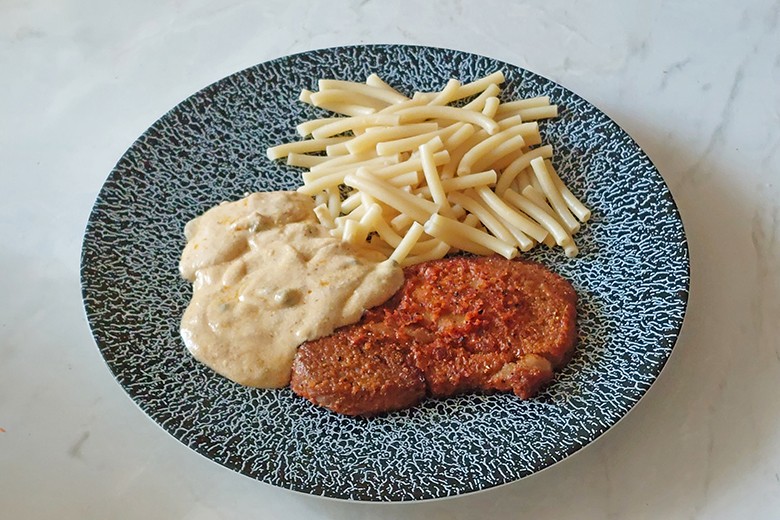 Schweinesteak im Pfefferrahm
