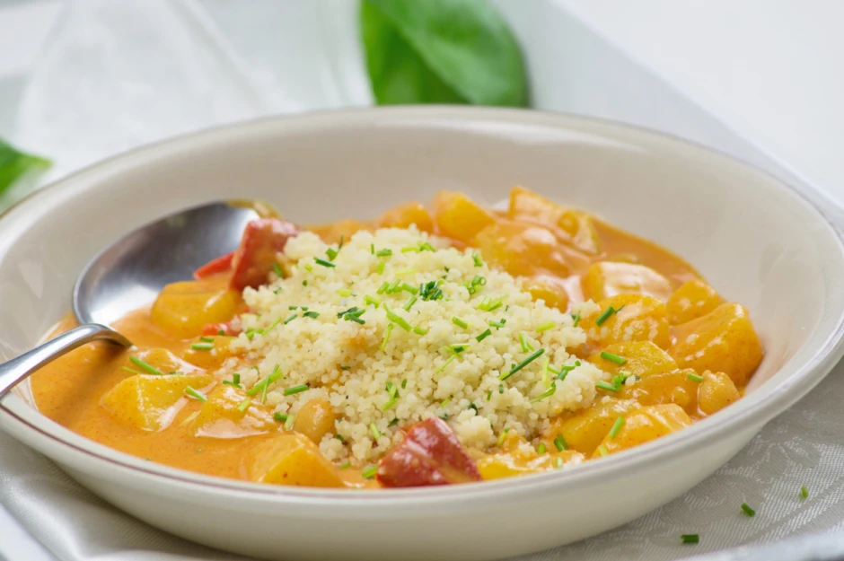 Couscous mit Paprika in feiner Gem&uuml;securry Mischung