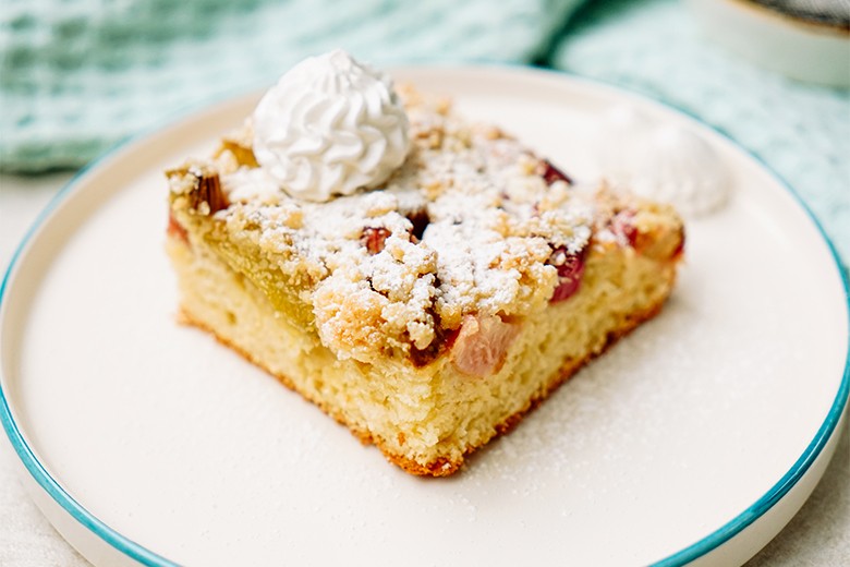 Rhabarber-Streusel-Kuchen
