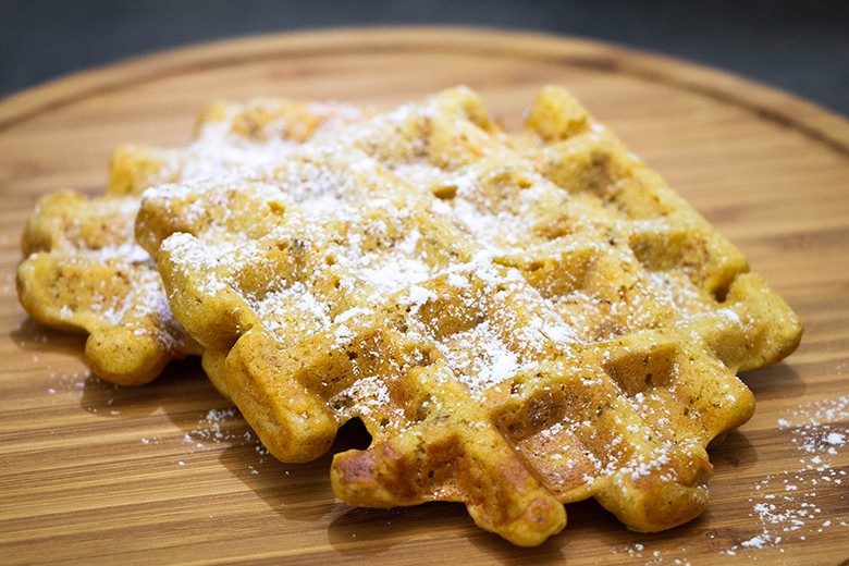 Süße Karotten-Waffeln