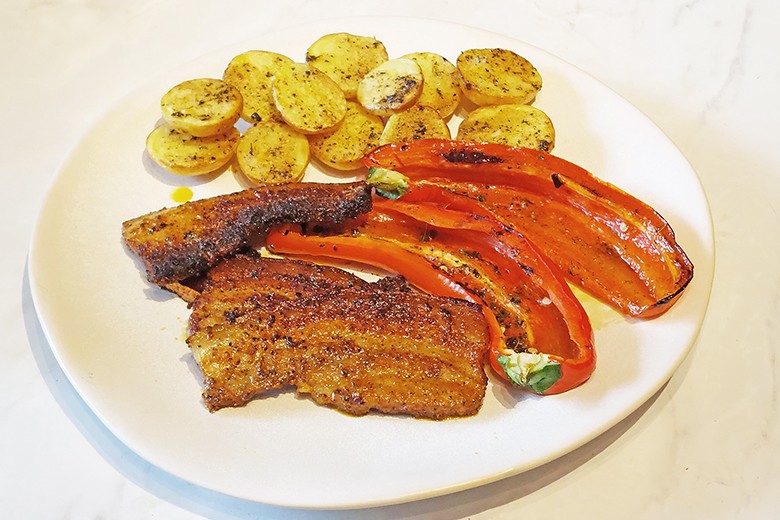 Schweinebauch vom Grill
