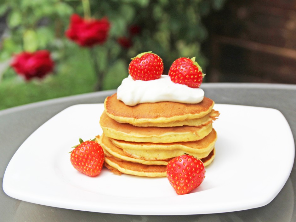 Pancakes mit Bananen