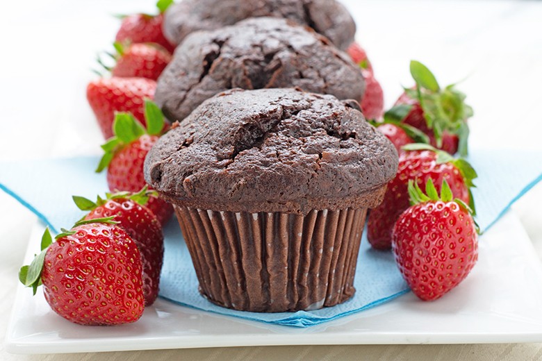 Rotwein-Nuss-Muffins