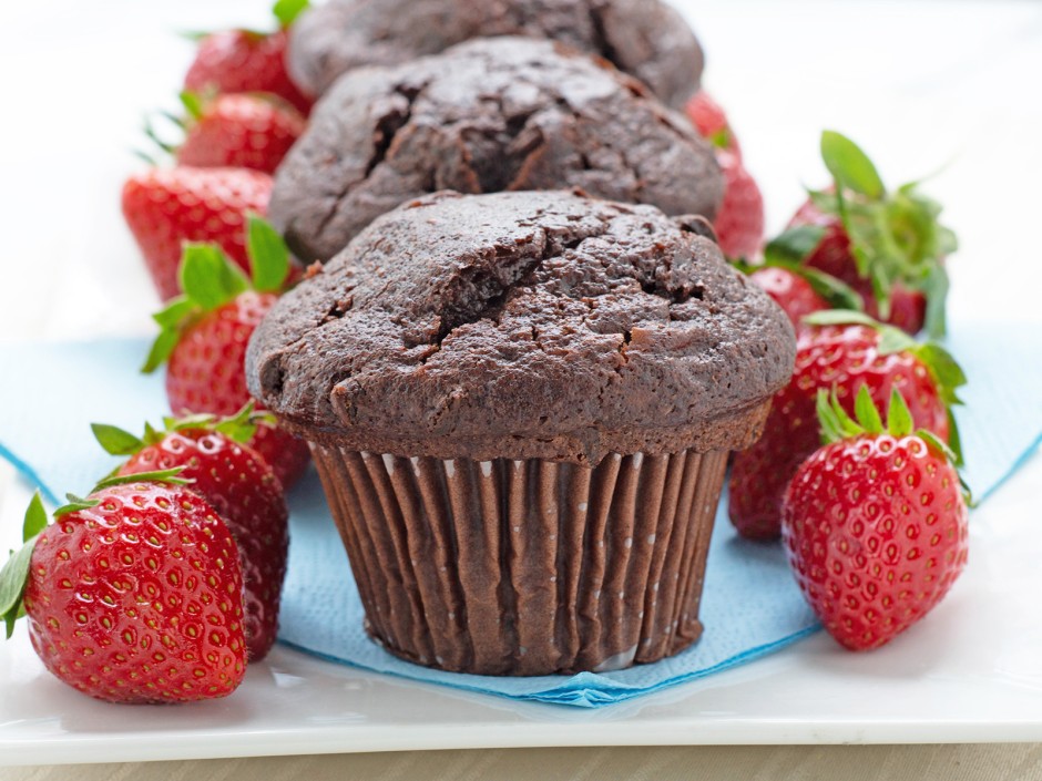 Rotwein-Nuss-Muffins