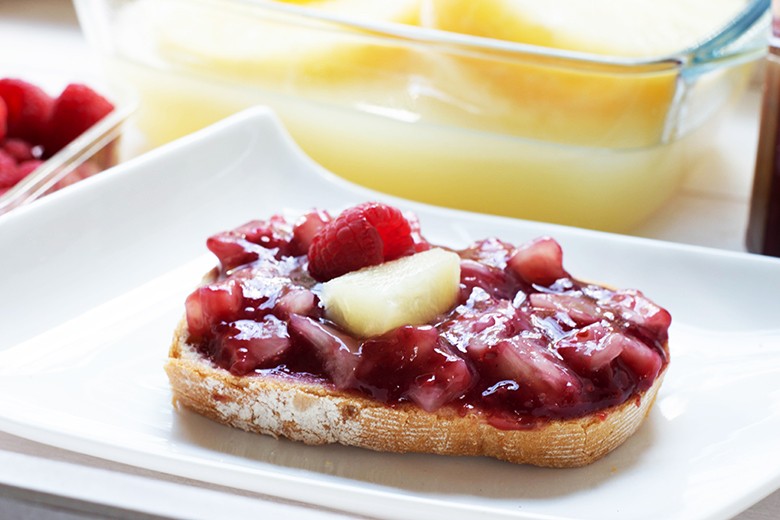 Himbeer-Ananas-Marmelade