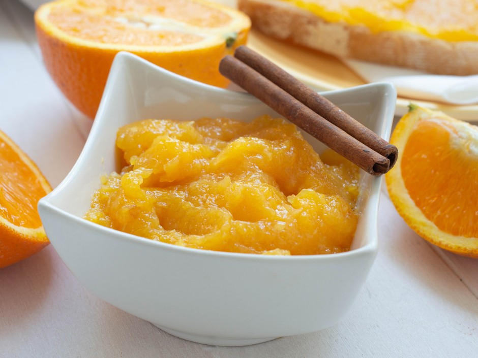 Orangenmarmelade mit Zimt