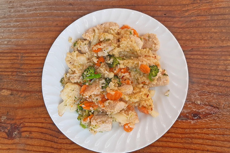 Schnelle Chinapfanne