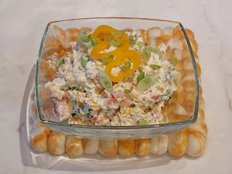 Frischk&auml;se-Paprika-Aufstrich