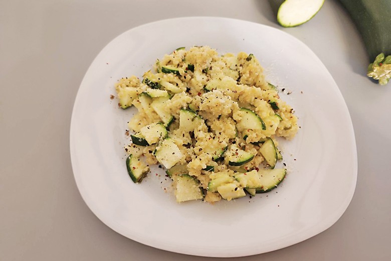 Hirse mit Zucchini