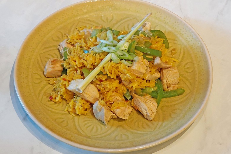 Grünes Thai-Putencurry