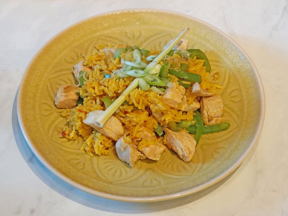 Grünes Thai-Putencurry