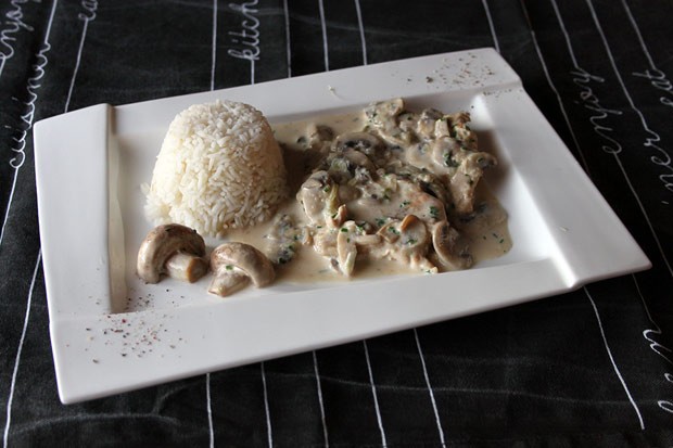 Herrliches Champignon-Schnitzel