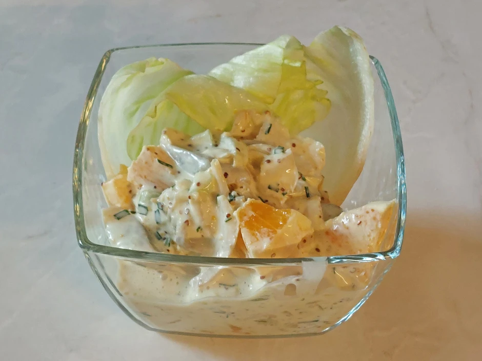 Matjes-Orangen-Salat