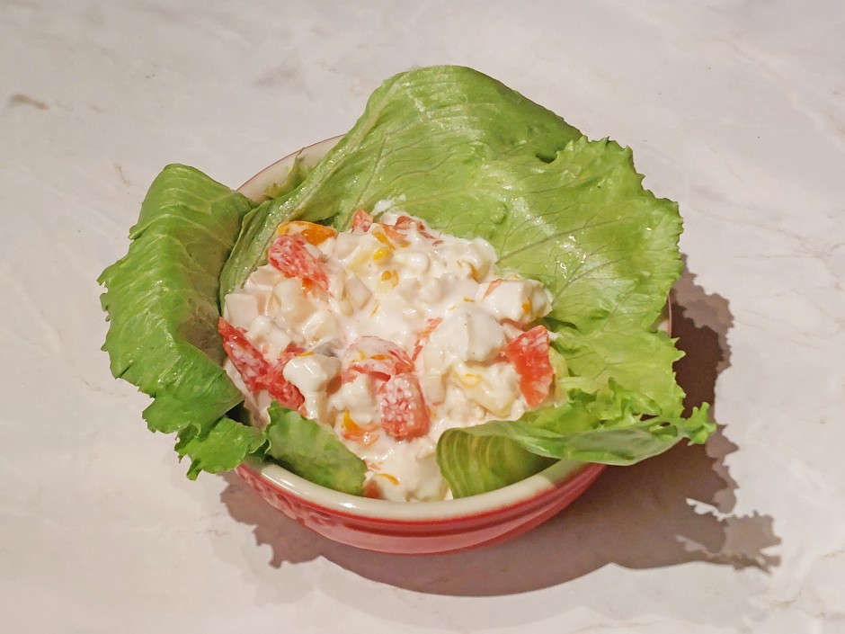 Geflügel-Grapefruit-Salat