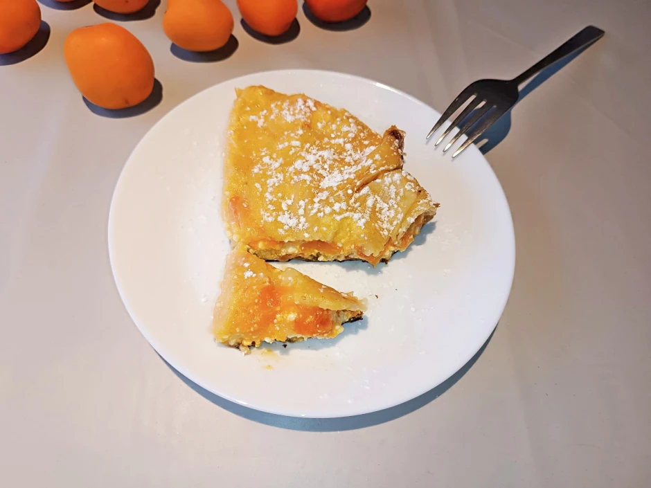 Topfen-Marillen-Strudel aus dem Camping-Backofen