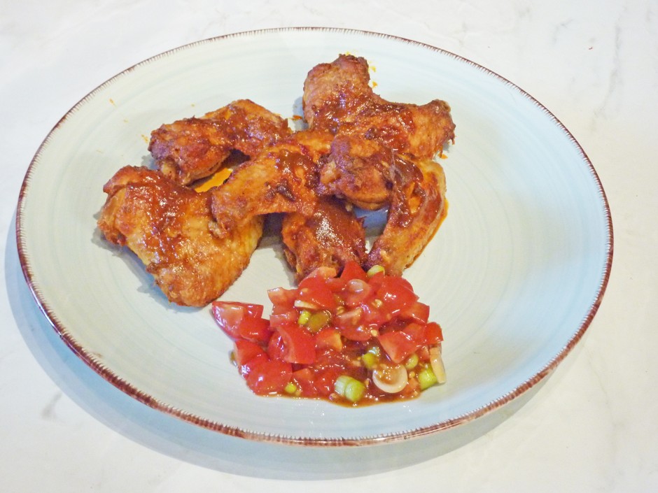 Chicken Wings mit Curry-Paste
