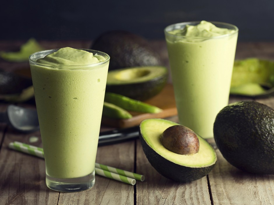 Avocado-Banane Eiweißshake