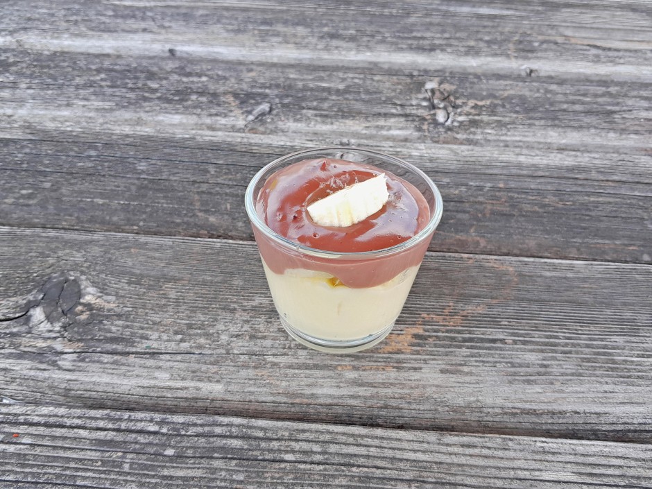 Puddingcreme mit Banane
