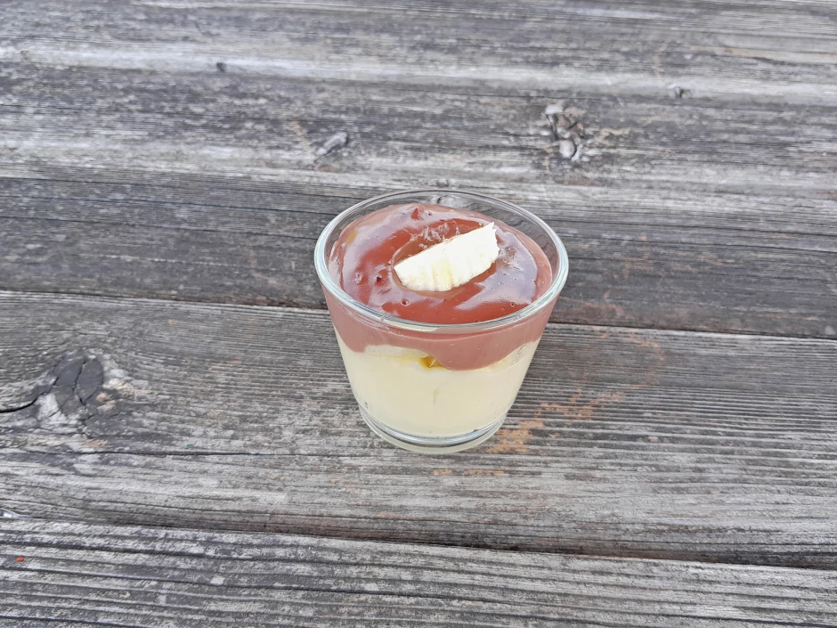 Puddingcreme mit Banane