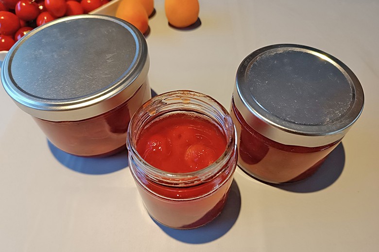 Kirsch-Marillen-Gelee