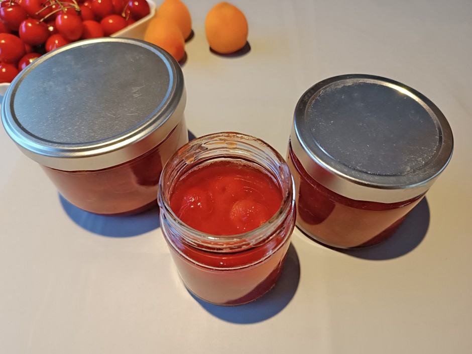 Kirsch-Marillen-Gelee