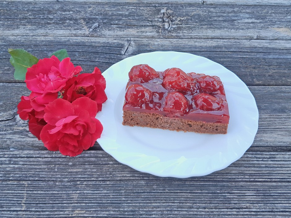 Schoko-Erdbeerschnitte
