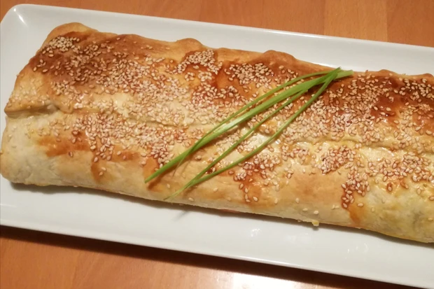 Schinken-Käse-Strudel