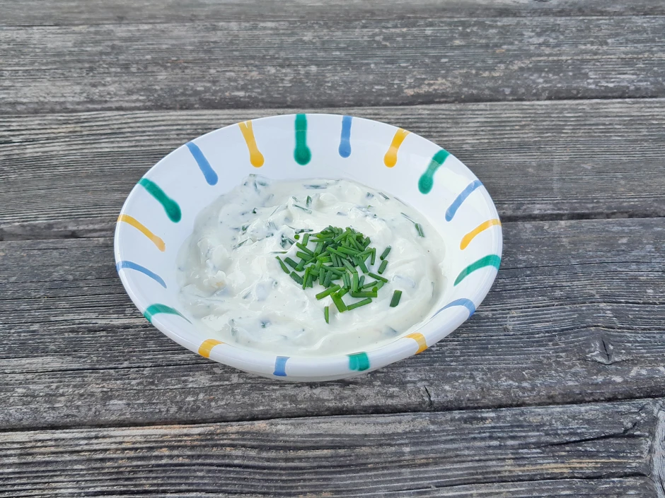 Schnittlauch-Knoblauch Dip