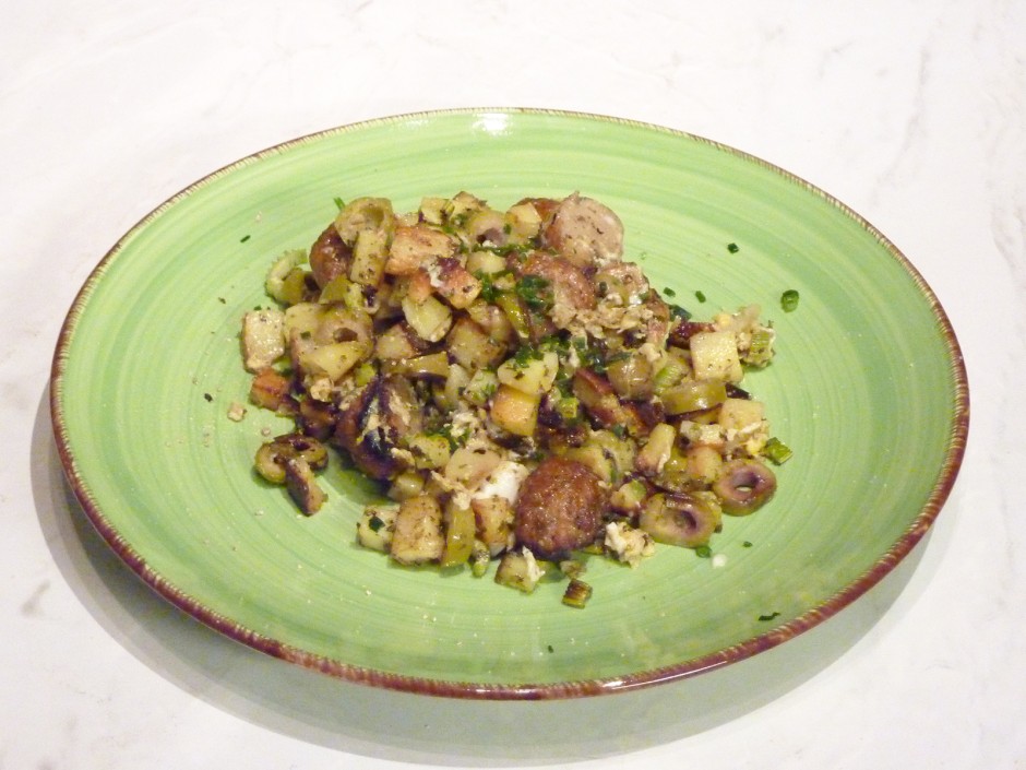 Bratkartoffeln-Oliven-Pfanne