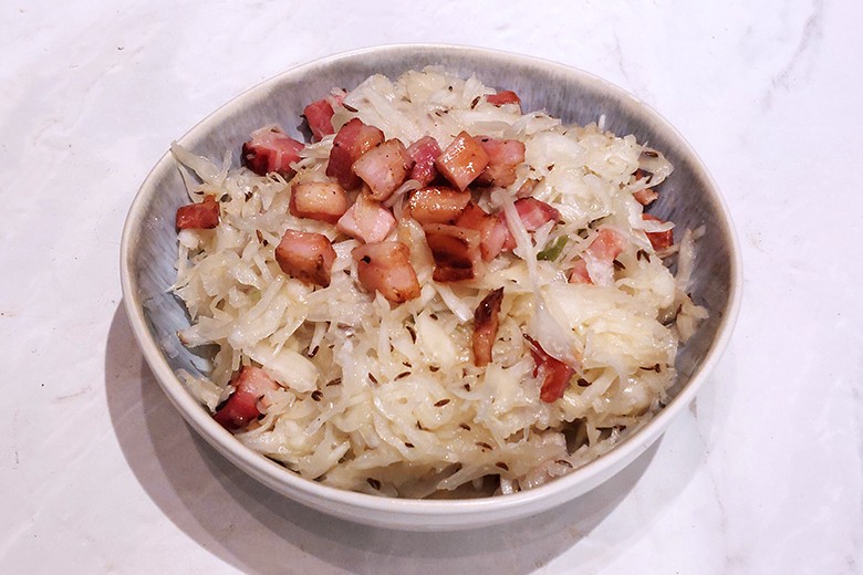 Weißkraut-Specksalat