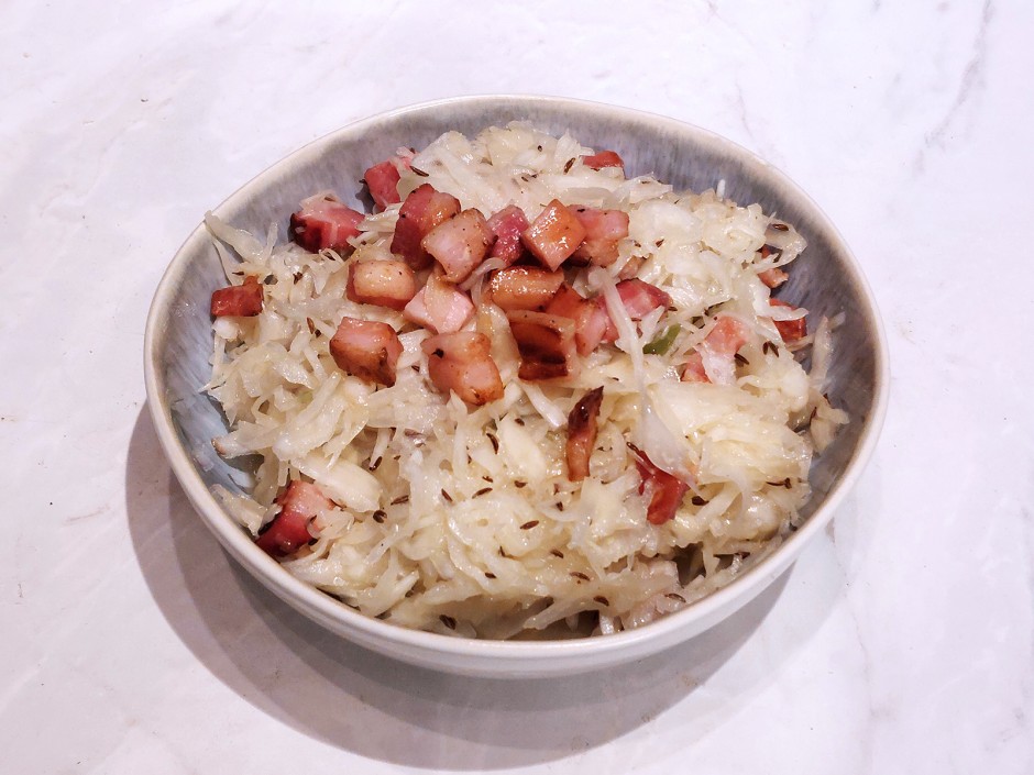 Weißkraut-Specksalat