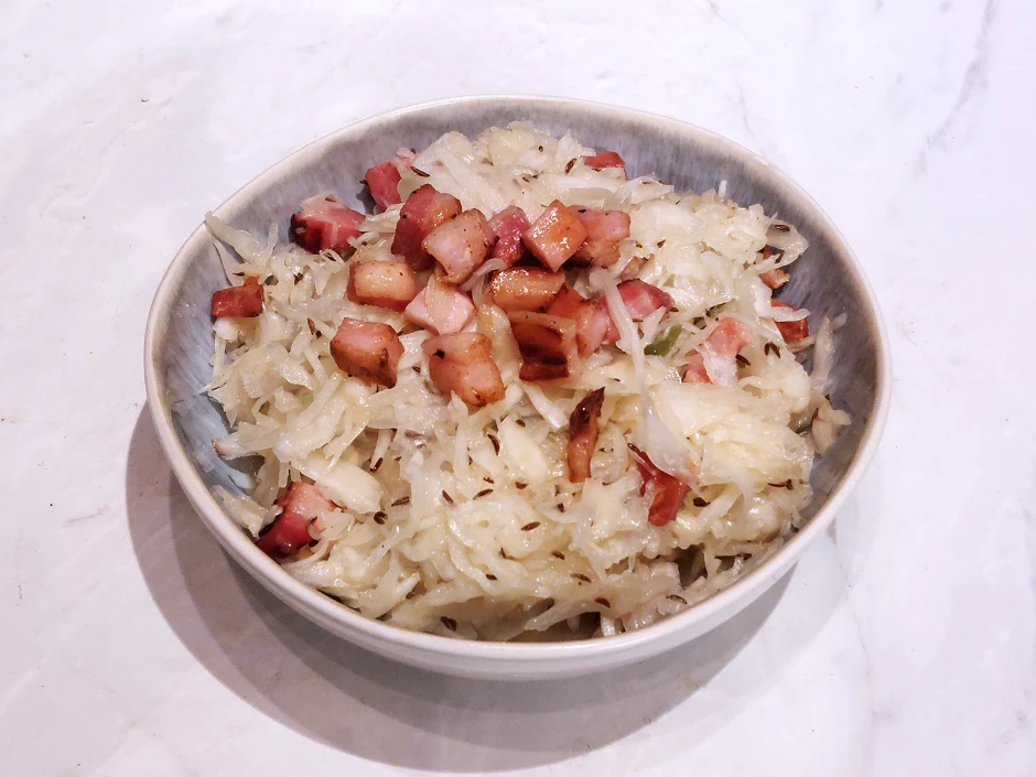 Weißkraut-Specksalat