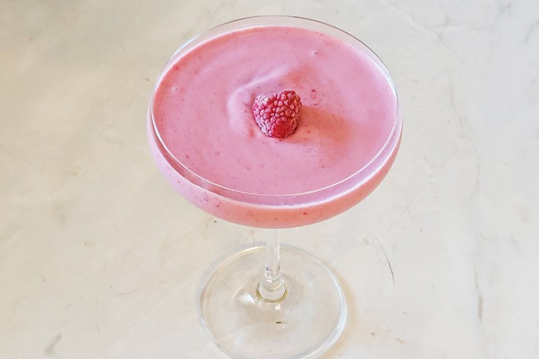 Himbeer-Banane-Shake