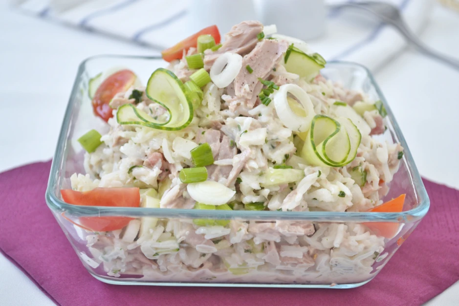 Reis-Thunfisch-Salat