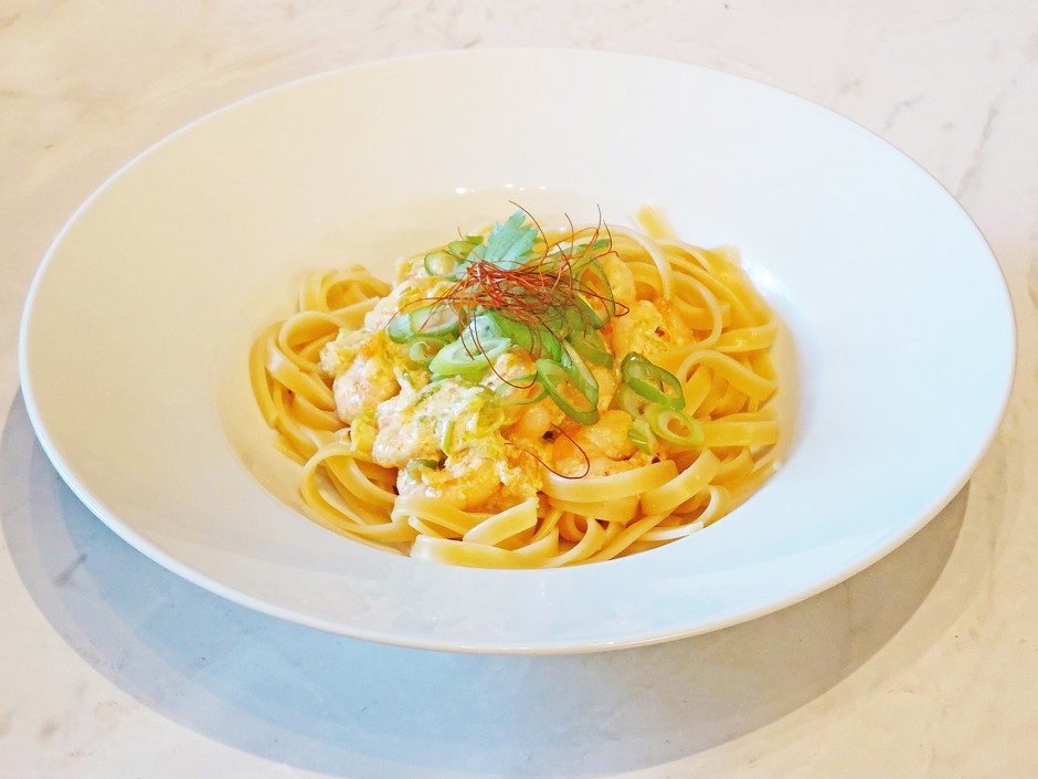 Linguine mit Knoblauch-Garnelen