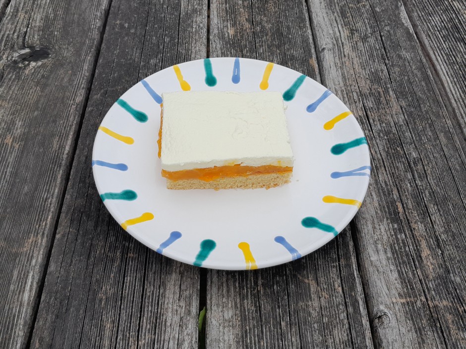 Lambadaschnitte mit Marille