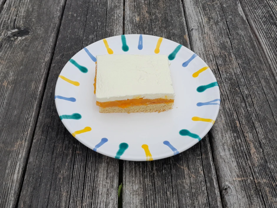 Lambadaschnitte mit Marille