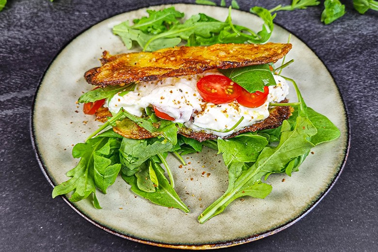 Knusprige Kartoffel Wraps