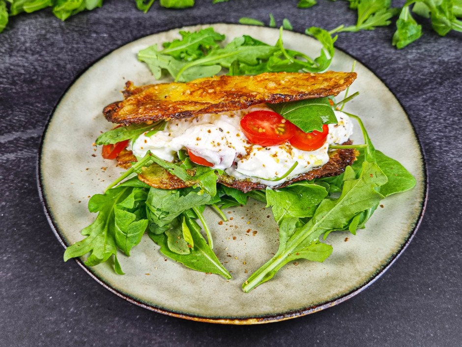 Knusprige Kartoffel Wraps