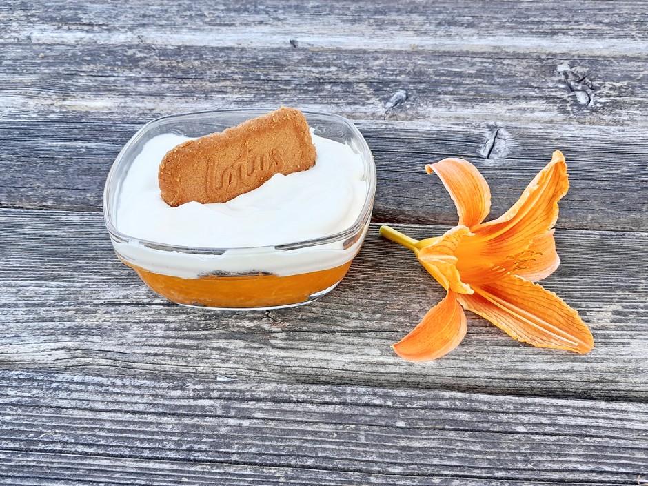 Marillen-Topfendessert