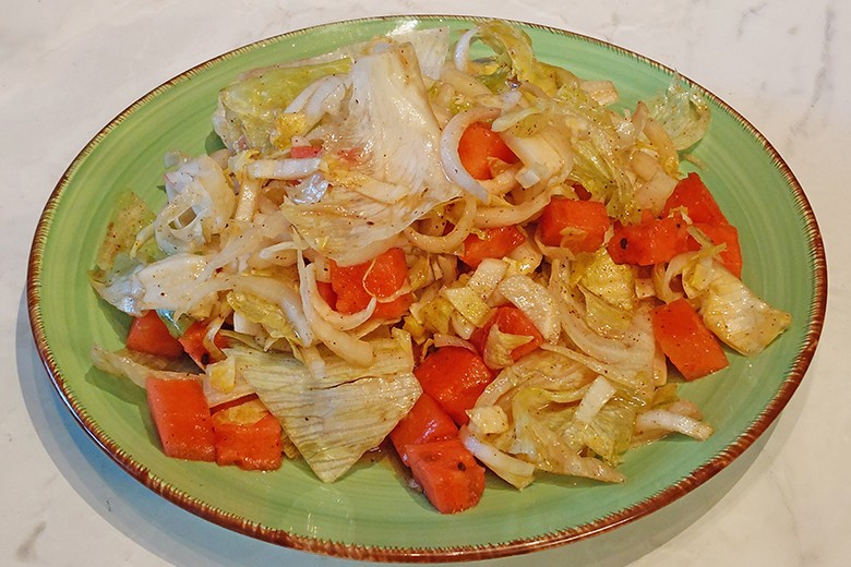Melonen-Chicorée-Salat